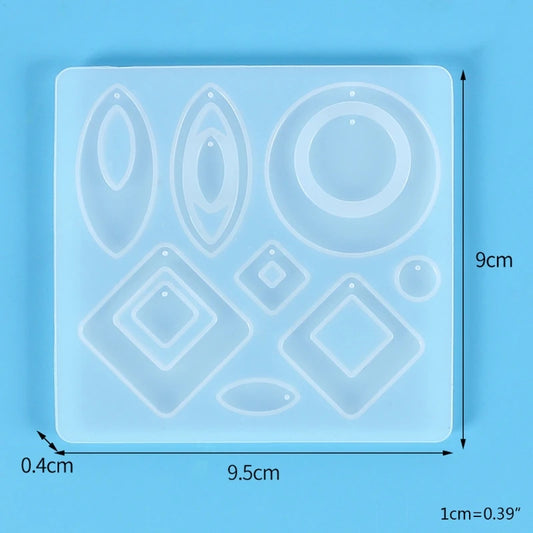 Earring Resin Mold Small Silicone Earring Mold Earring Jewelry Epoxy Resin Casting Resin Jewelry Making Resin Diy Craft