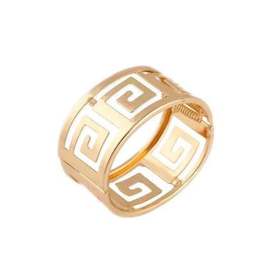 KMVEXO Gold Punk Cuff Bracelets - Luxurious Fashion Statement