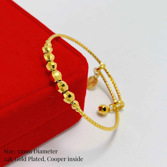 Adjustable Kid Bangles - Stylish Pulsera Wristband Jewelry Accessories for New Year Gifts