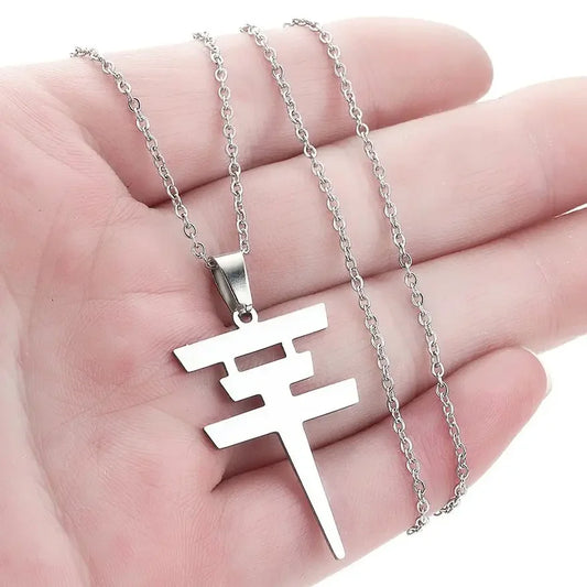 Tokio Hotel Pendant Necklace for Men and Women - Kpop Choker Collar, Stainless Steel Jewelry, Korean Fashion Chain