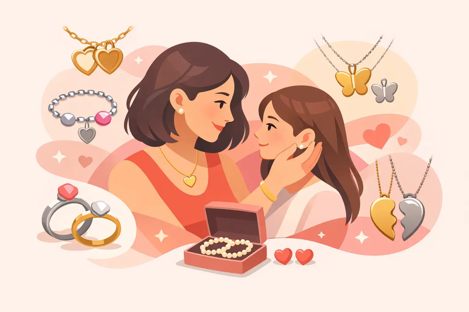 12 Mother Daughter Jewelry Examples to Treasure
