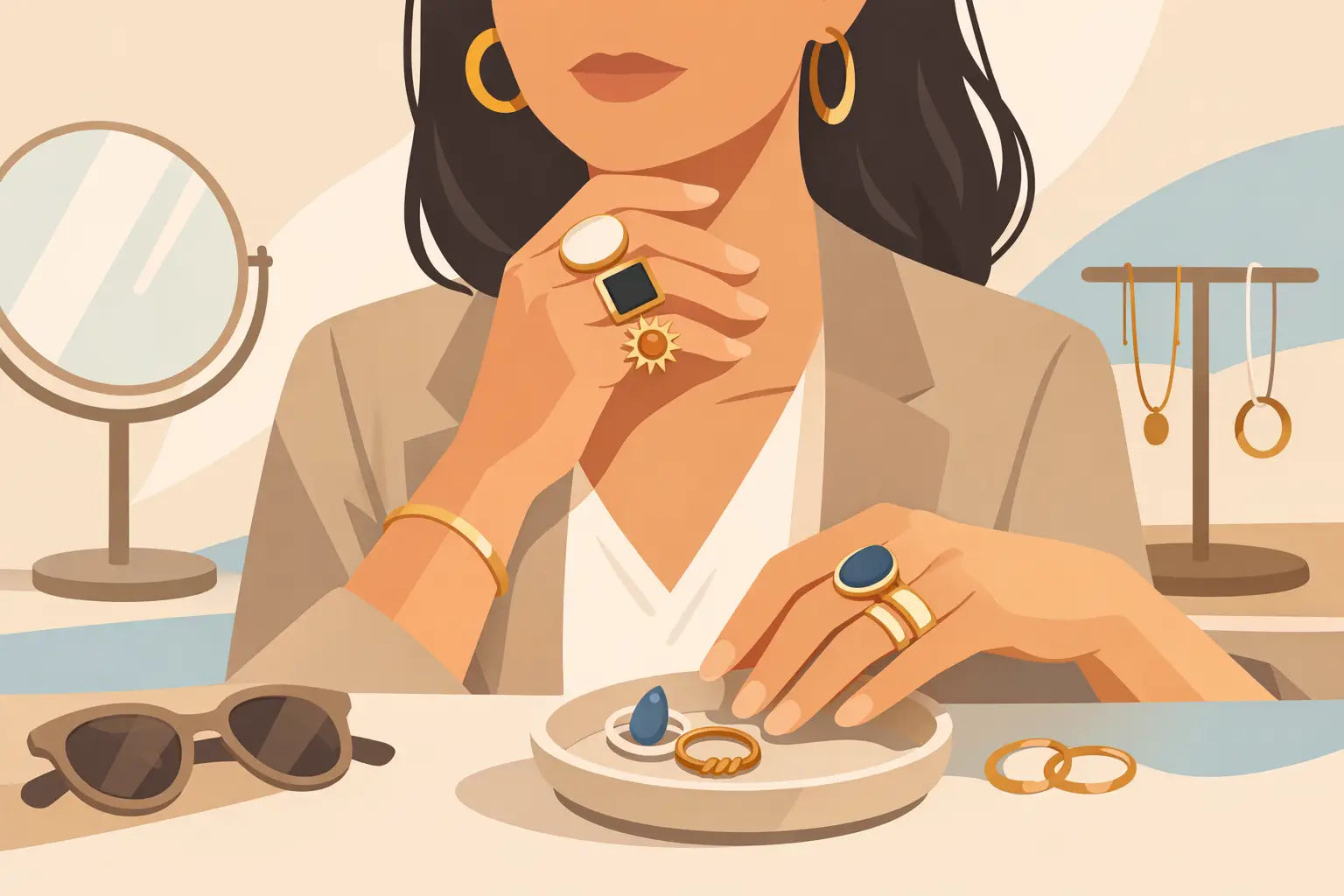 How to Style Everyday Statement Rings