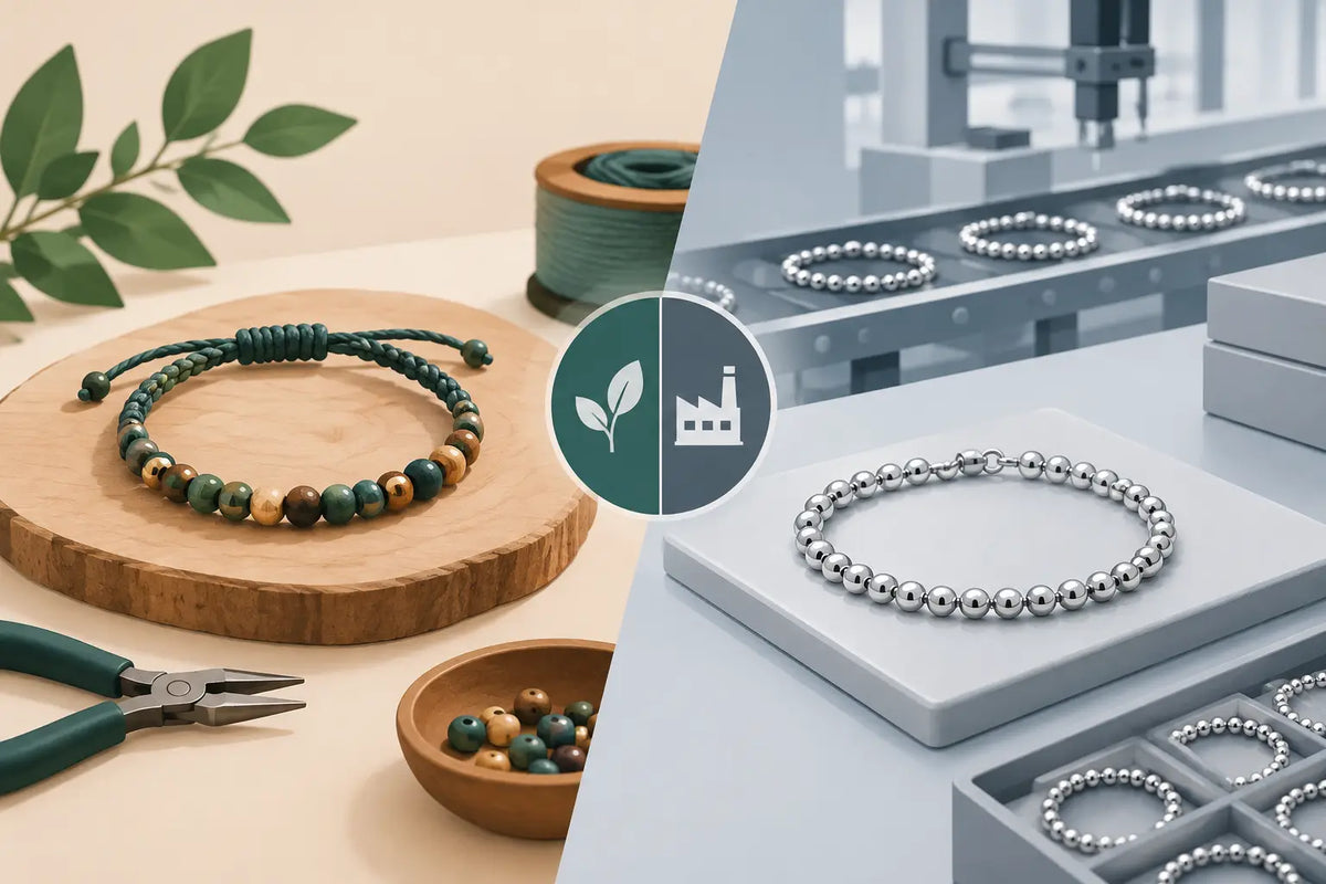 Handcrafted Bracelets vs Mass Produced Jewelry