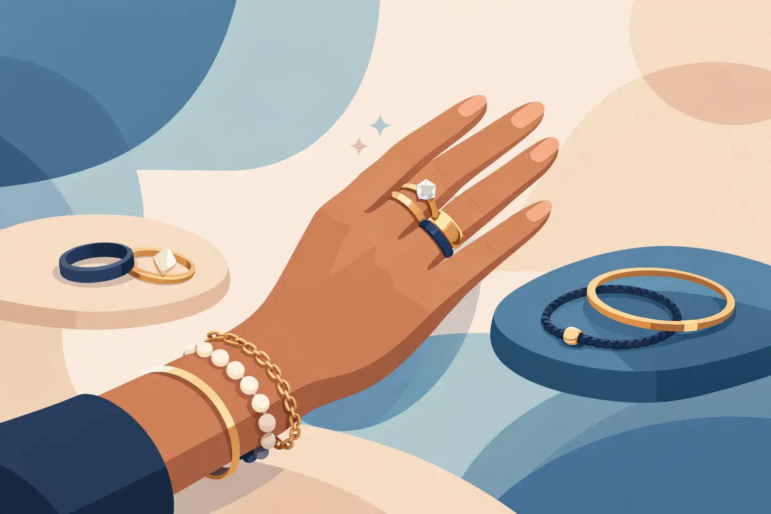 Do You Wear Rings and Bracelets on the Same Hand? - Pkt's Jewelry Gift Shop