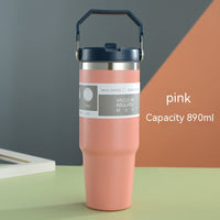 Travel Coffee Tumbler - Keep Your Beverages Hot or Cold on the Go Dark Pink