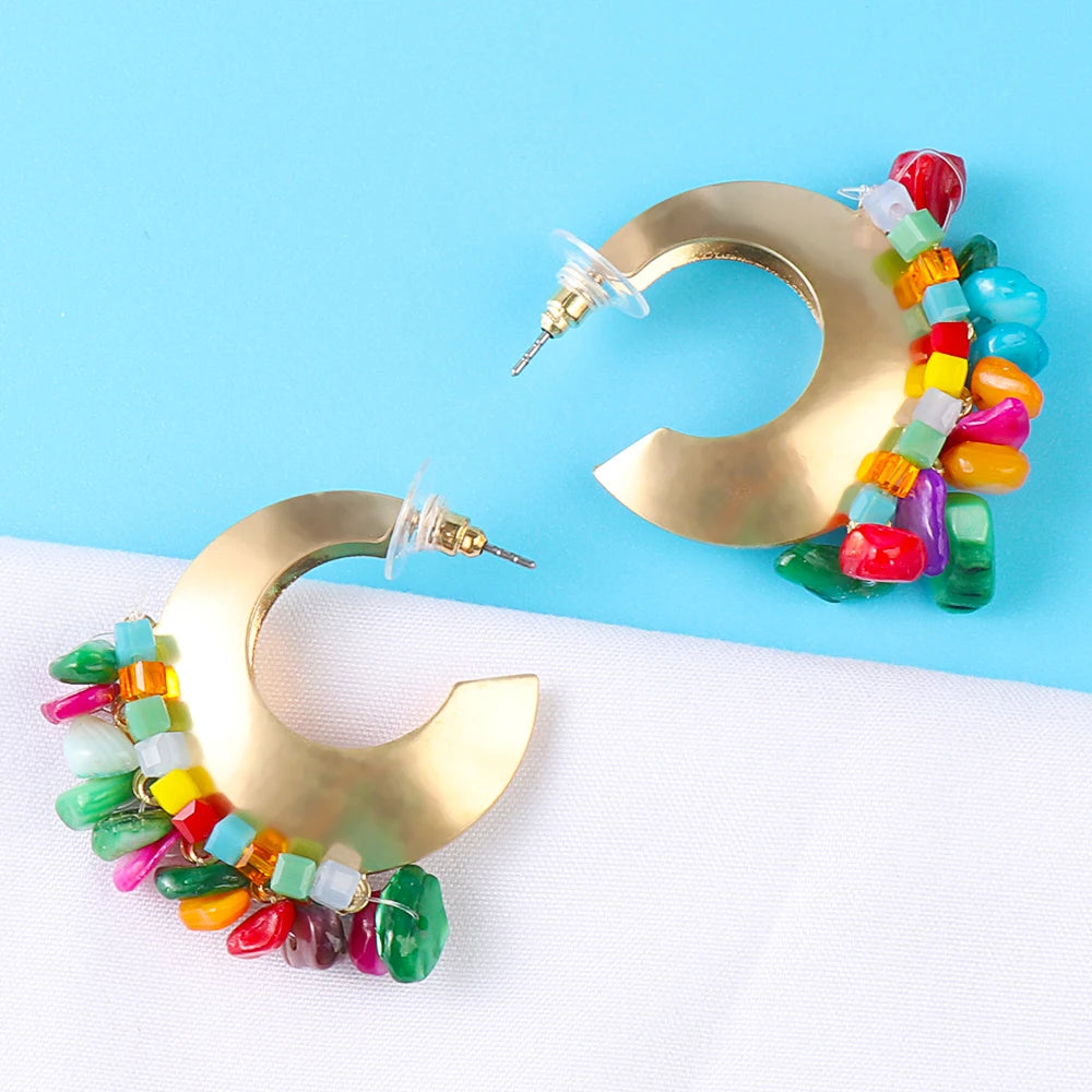 Top Quality Jewelry Color Trend Women's Earrings Chic Personality Sweet Geometric Party Exclusive Girl First Choice Earrings