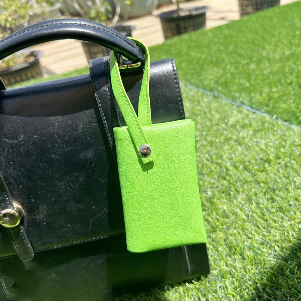 Pocket Tissue Bag Reusable Tissue Travel Pouch Tissue Storage Bag Paper PU Leather Case Sanitary Bags For Bathroom Small Items