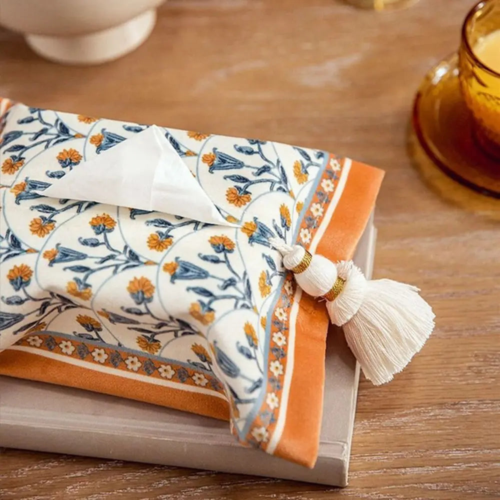 Elegant Vintage Floral Tissue Box Holder - Transform Your Space with Timeless Charm