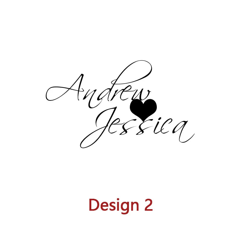 Custom Two Names Necklace with Heart Stainless Steel Couple Choker Personalized Jewelry Mother's Day Gift Women's Necklace Gift 2