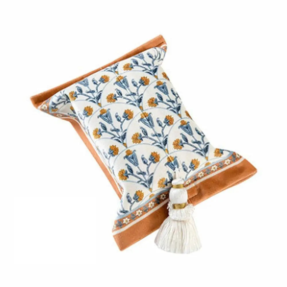 Elegant Vintage Floral Tissue Box Holder - Transform Your Space with Timeless Charm B