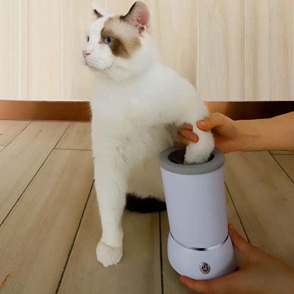Automatic Dog Paw Cleaner - Electric USB Charging Pet Foot Washer for Small, Medium, and Large Breeds
