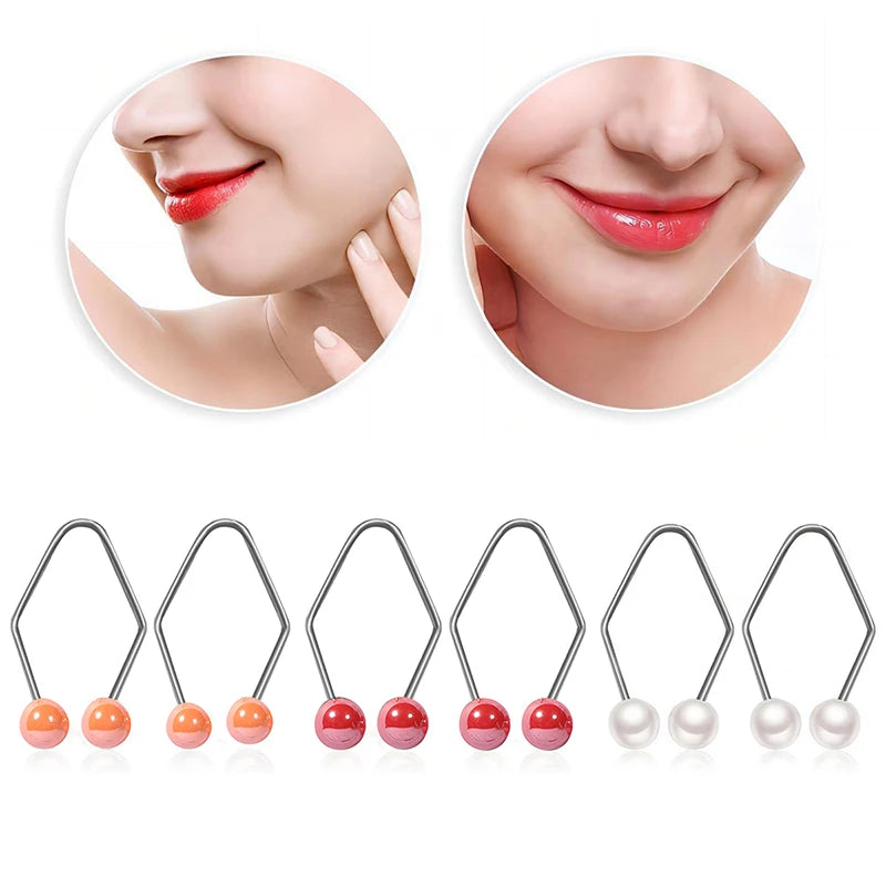 1Pairs  Artificial Dimple Creation Women Dimple Makers For Cheeks Natural Smile Dimple Trainer Creative Body Jewelry Accessories