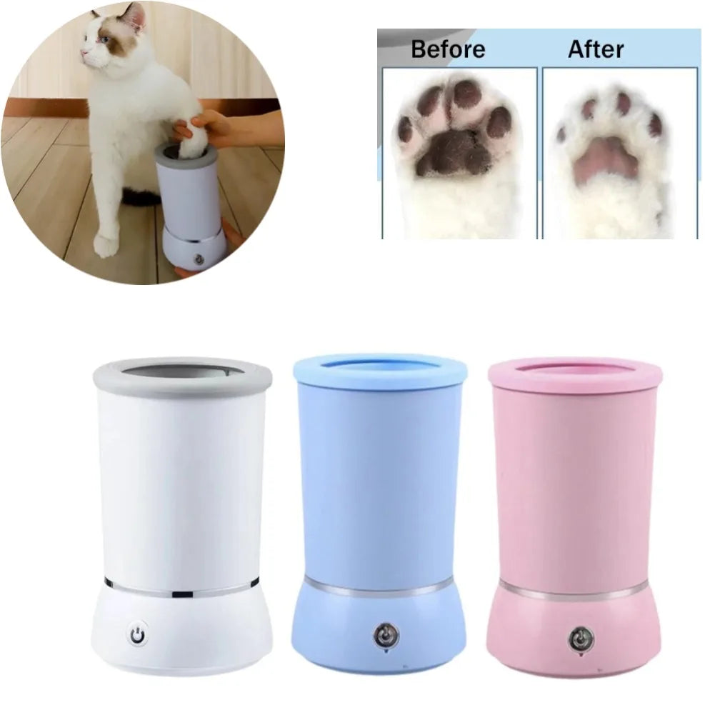 Automatic Dog Paw Cleaner - Electric USB Charging Pet Foot Washer for Small, Medium, and Large Breeds