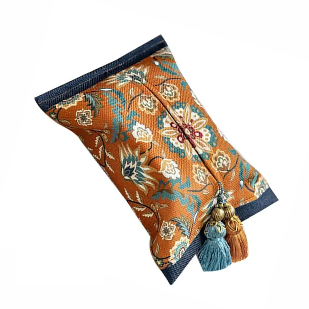 Elegant Vintage Floral Tissue Box Holder - Transform Your Space with Timeless Charm E