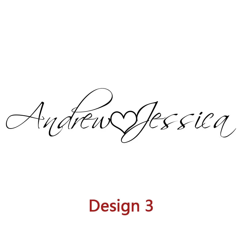 Custom Two Names Necklace with Heart Stainless Steel Couple Choker Personalized Jewelry Mother's Day Gift Women's Necklace Gift 3