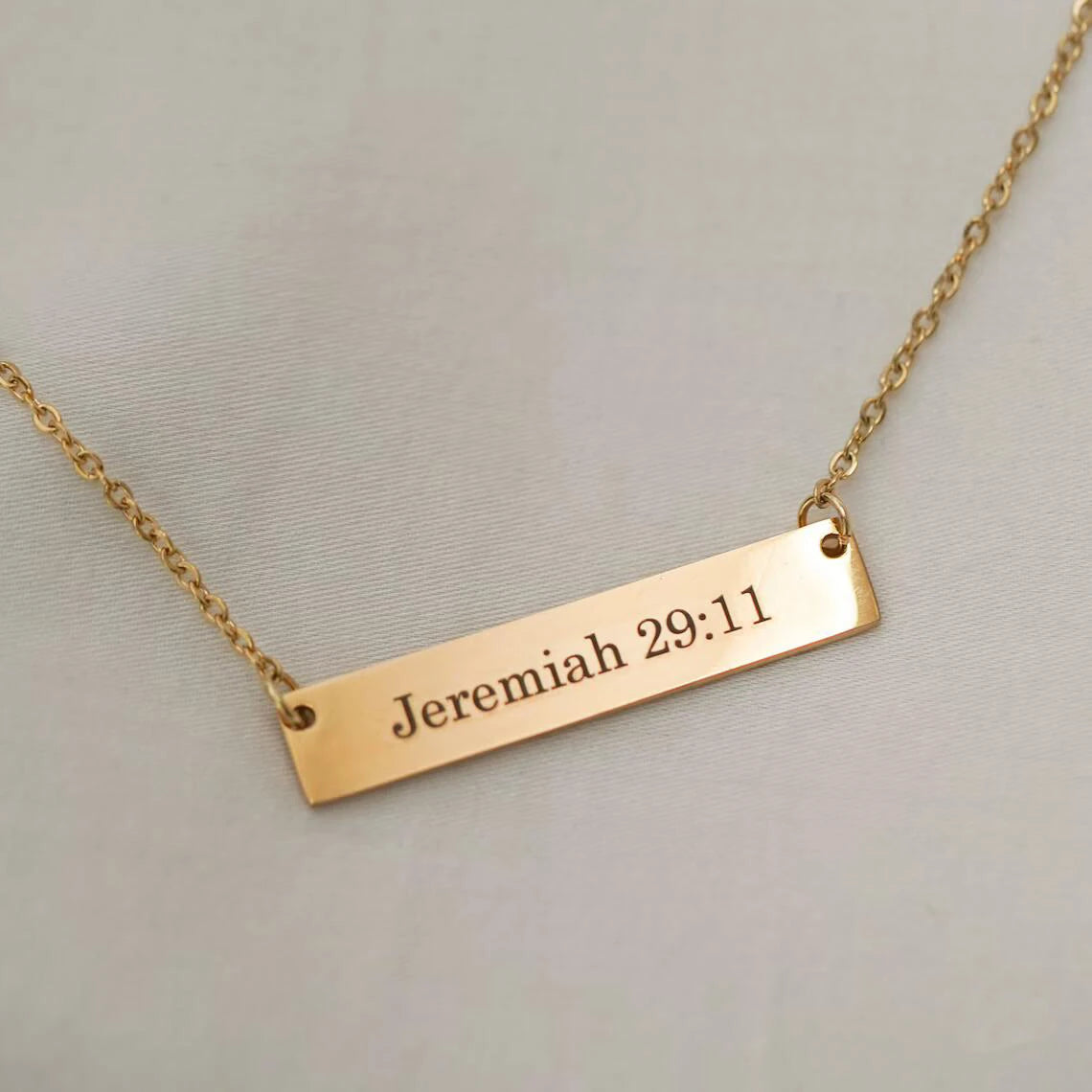 Personality Coordinate bar pendant Necklace Custom Long Distance Engraved Name Date Stainless Steel Lovers Roman Numeral Jewelry