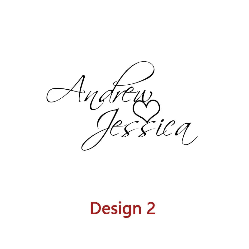 Custom Two Names Necklace with Heart Stainless Steel Couple Choker Personalized Jewelry Mother's Day Gift Women's Necklace Gift 1