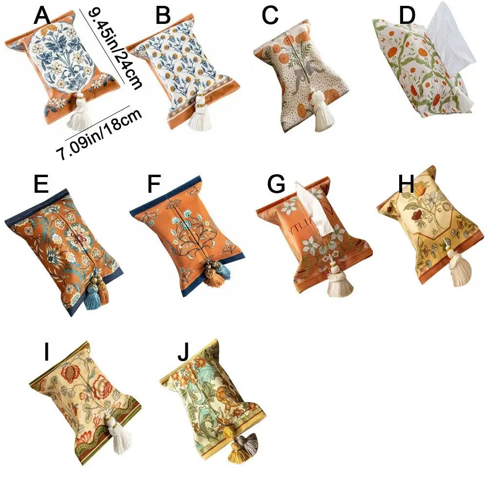 Elegant Vintage Floral Tissue Box Holder - Transform Your Space with Timeless Charm