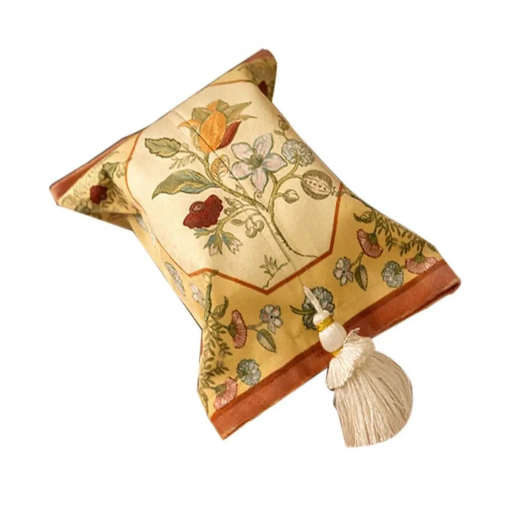 Elegant Vintage Floral Tissue Box Holder - Transform Your Space with Timeless Charm H