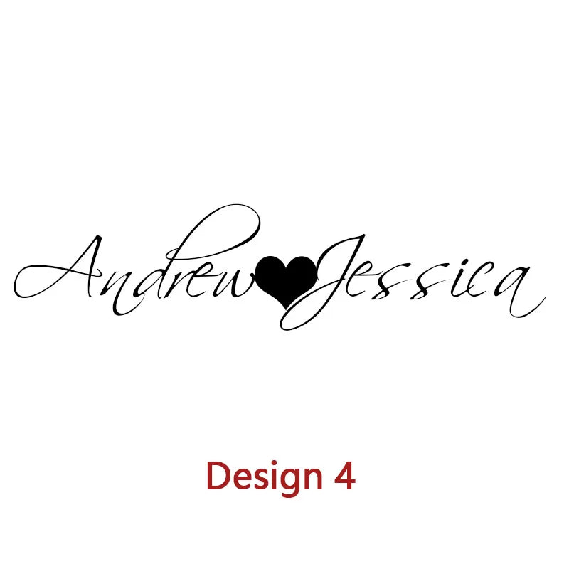 Custom Two Names Necklace with Heart Stainless Steel Couple Choker Personalized Jewelry Mother's Day Gift Women's Necklace Gift 4