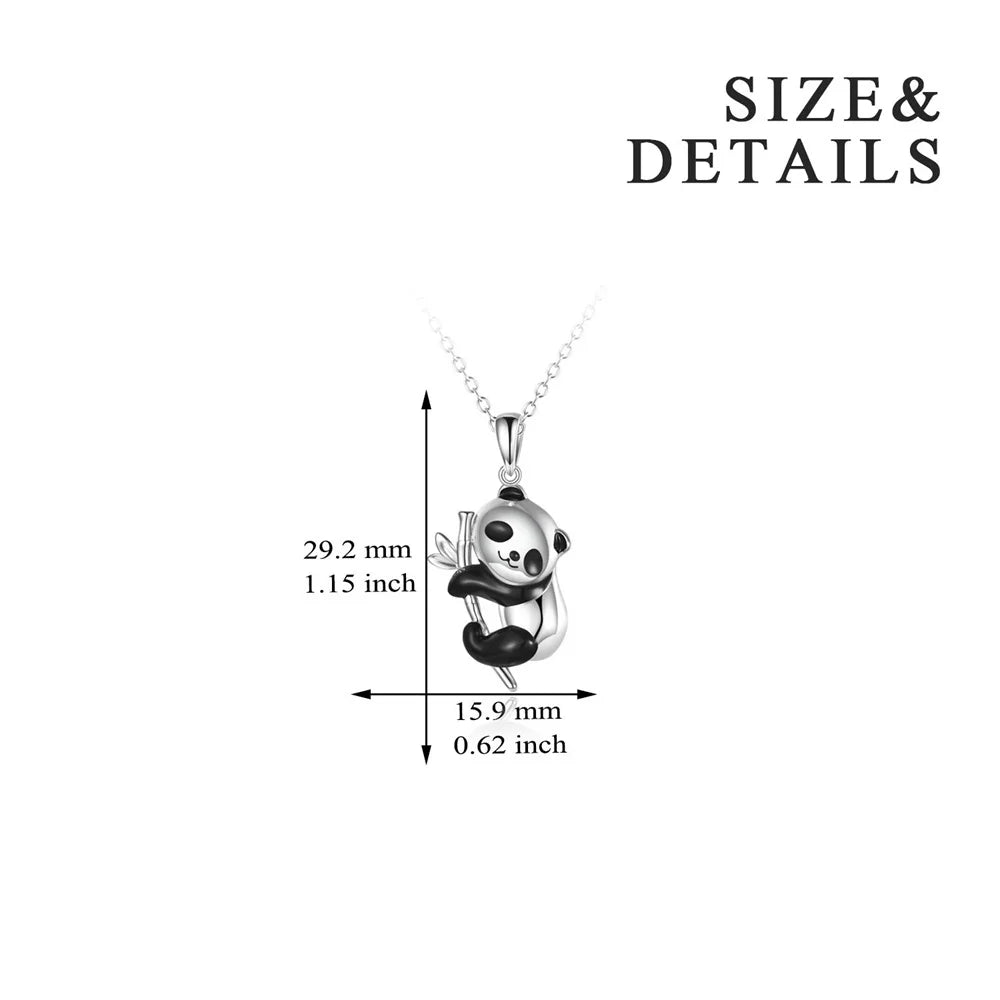 Harong Summer New Panda Necklace Popular Precious Lovely China's National Treasure Animal Pendant Jewelry for Daughter Son Gift