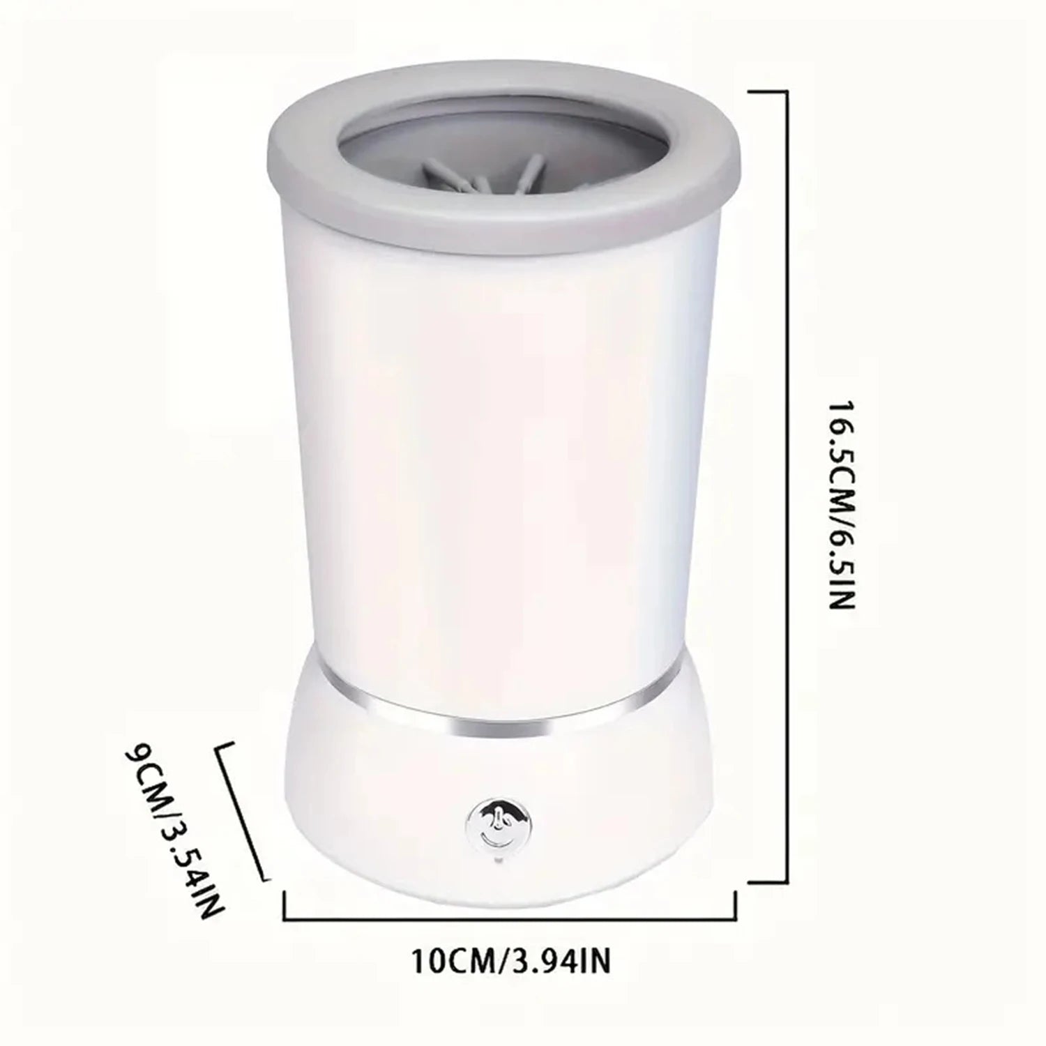 Usb Rechargeable Dog Paw Cleaner - Detachable Automatic Pet Claw Cleaner and Massager with Silicone Bristles