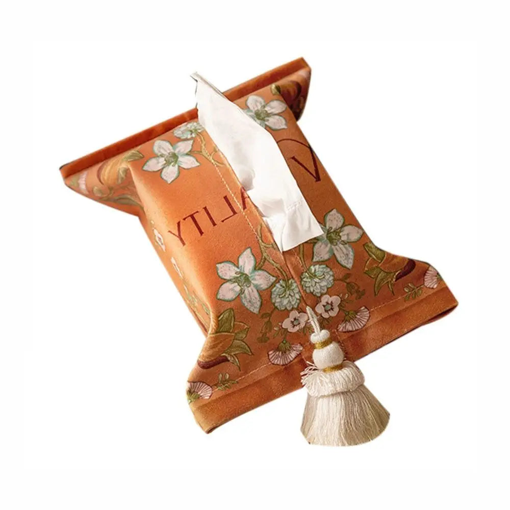 Elegant Vintage Floral Tissue Box Holder - Transform Your Space with Timeless Charm G
