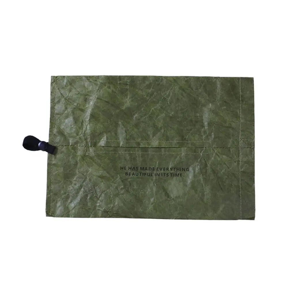 Car Tissue Holder DuPont Paper Portable Tissue Case Dustproof Foldable Napkin Papers Bag Waterproof Car Tissue Bag Bathroom