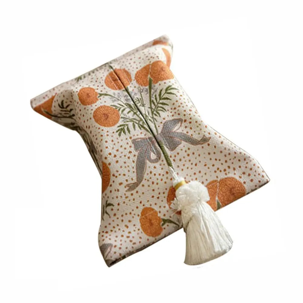 Elegant Vintage Floral Tissue Box Holder - Transform Your Space with Timeless Charm C
