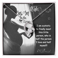 Gift the Forever Love Necklace for Wife: A Heartfelt Symbol of Your Eternal Bond 14k White Gold Finish Standard Box