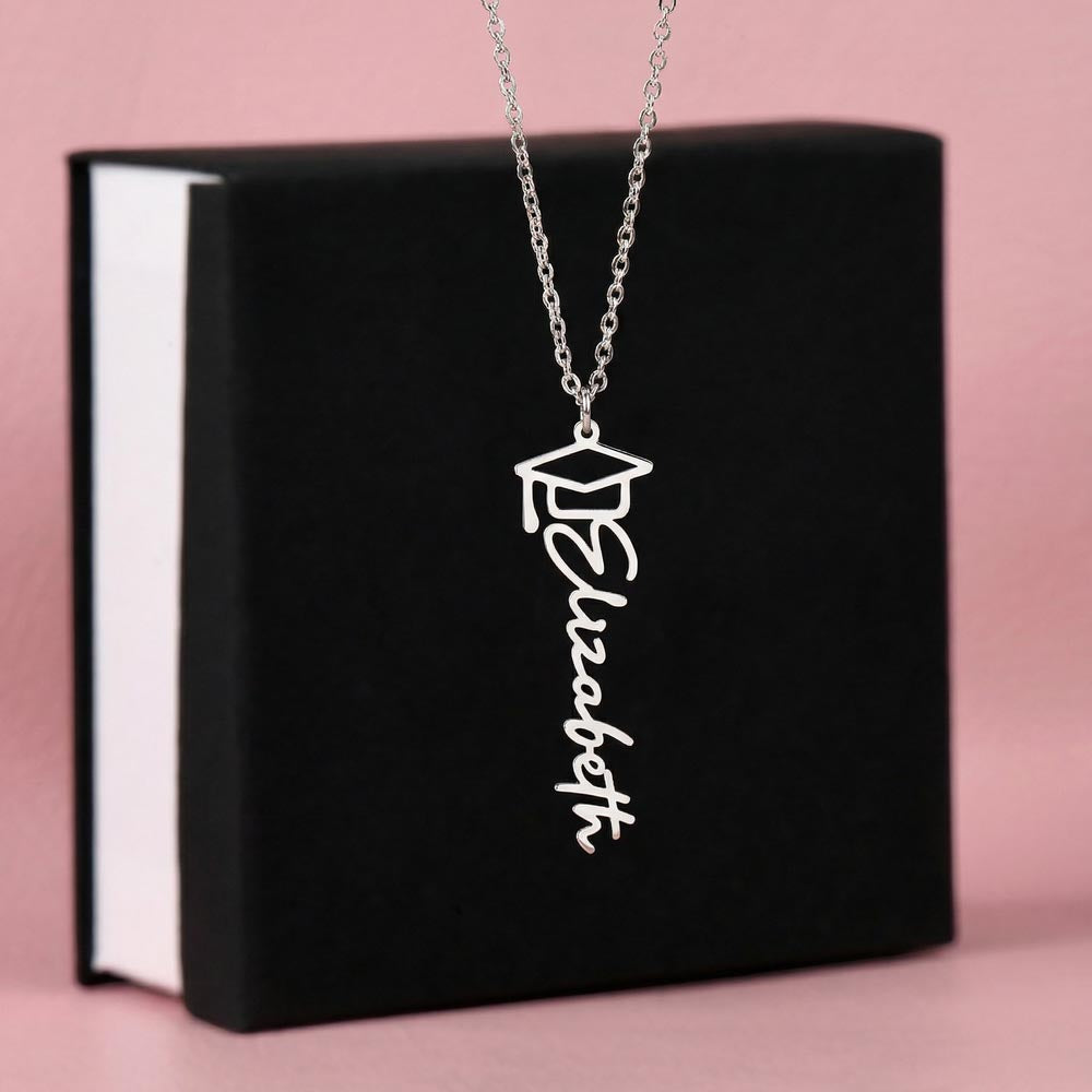 Graduation Name Nicklace