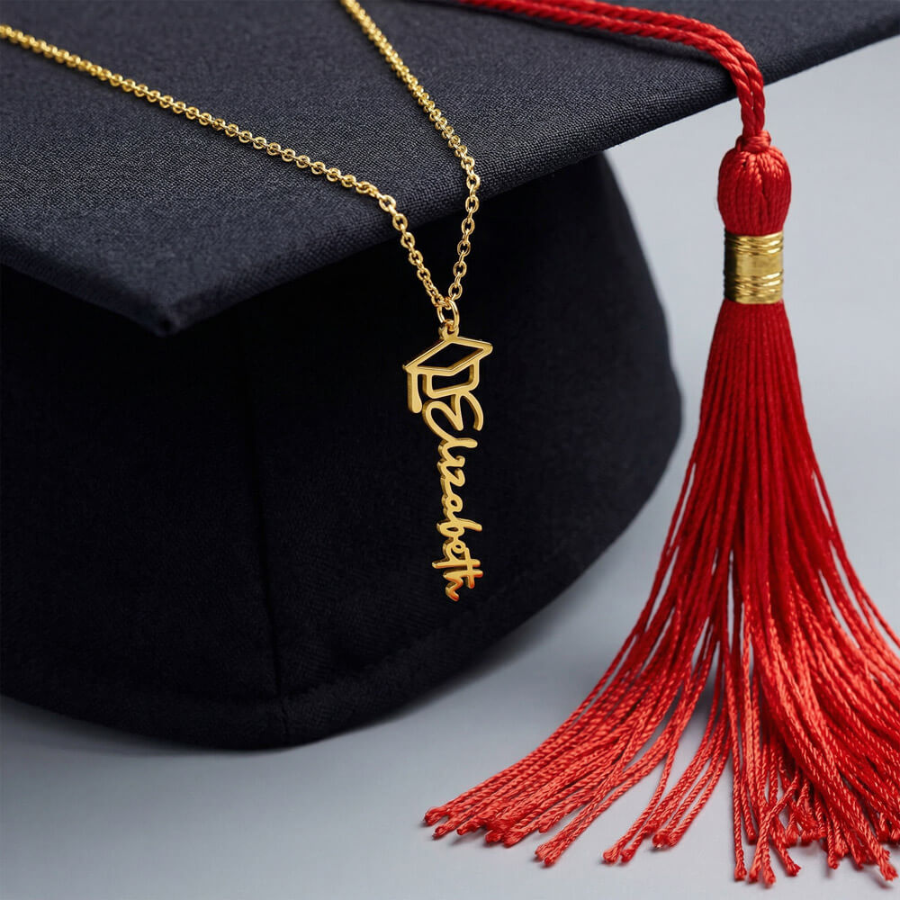 Graduation Name Nicklace