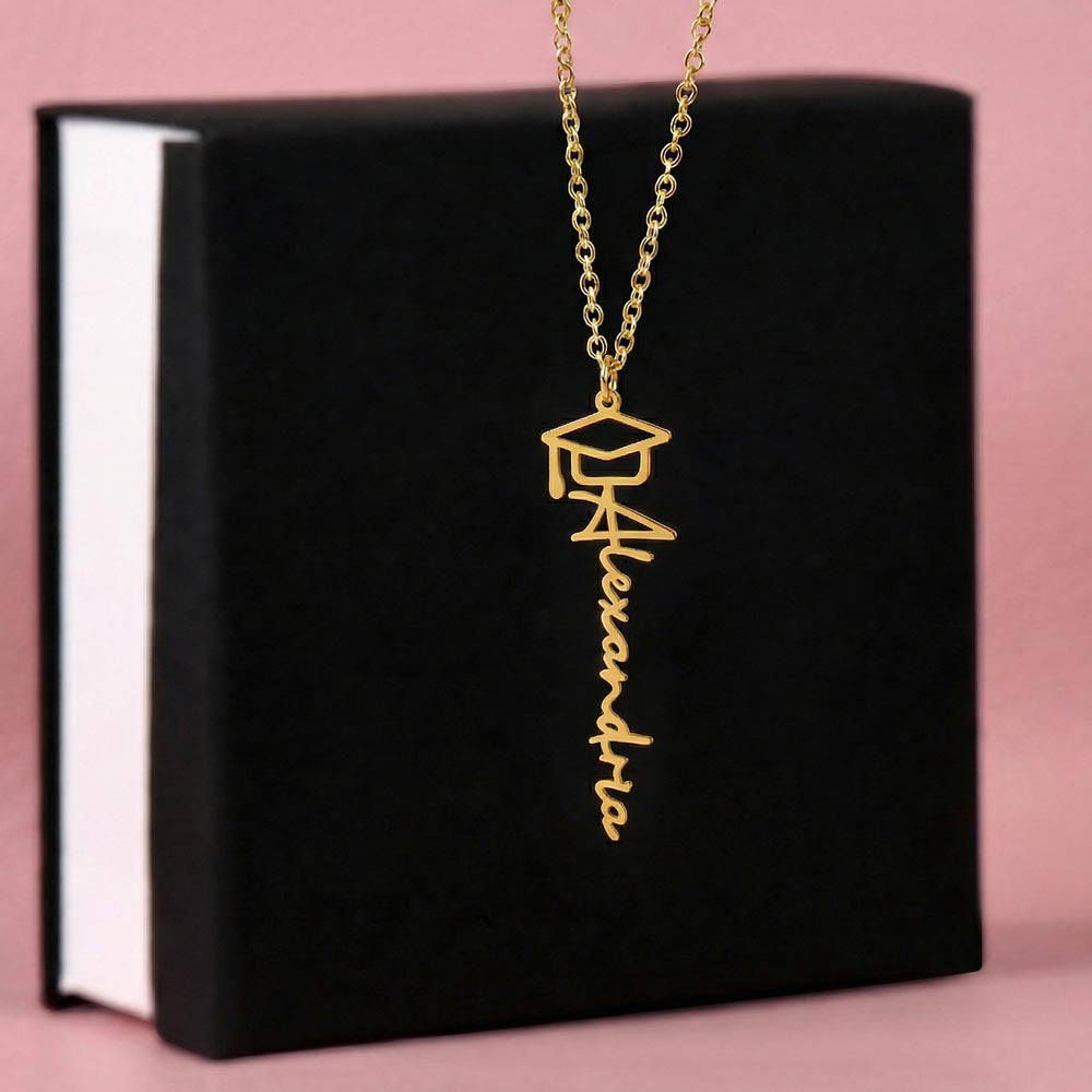 Graduation Name Nicklace