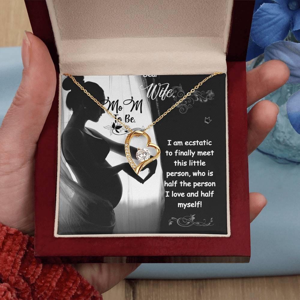 Forever Love Necklace: Perfect Gift for Your Wife with Message Card